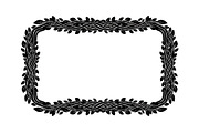 Decorative Nature Frame Silhouette, a Graphic by BIPLOB EXPERT (Thumbnail 7 of 13)