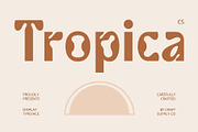 CS Tropica – Psychedelic Font, a Sans Serif Font by Craft Supply Co. (Thumbnail 1 of 8)