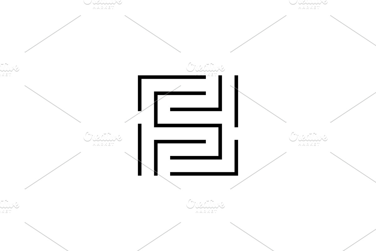 Square Letter FF FS Logo, a Branding & Logo Template by onripusindo