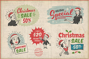 1950s Retro Style Ad Templates