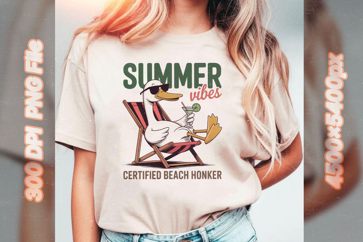 Summer Goose PNG Sublimation Bundle, an Object Graphic by GlitterCraft (Photo 23 of 28)
