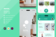 Remia - Meditation Mobile Apps, an UI Kit Template by twinstd (Thumbnail 1 of 4)