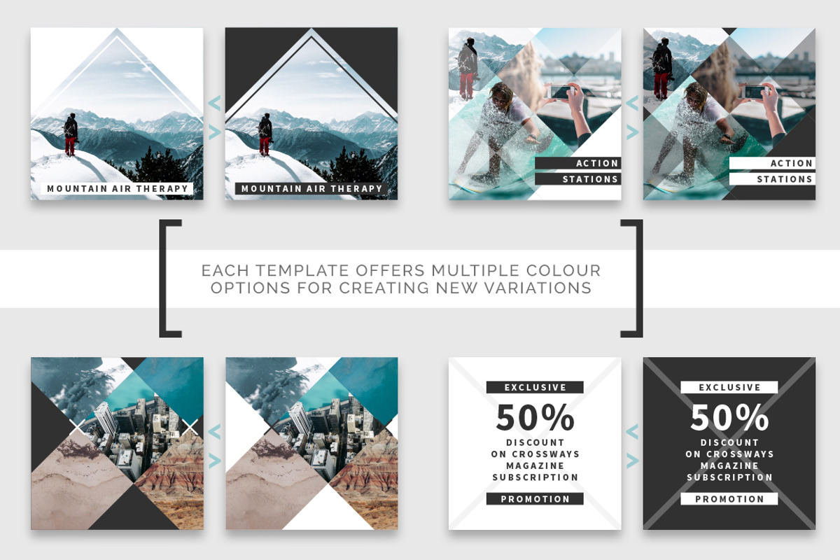 Crossways Social Media Template Pack, a Social Media Template by Katy Clemmans (Photo 9 of 9)