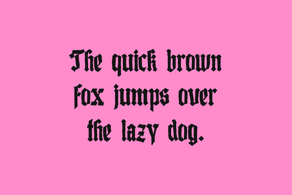 Black Madness, a Blackletter Font by Mirco Zett (Photo 4 of 7)