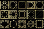 Art Deco/Nouveau Gold Foil Elements, an Illustration by FrankiesDaughtersDesign (Thumbnail 3 of 4)