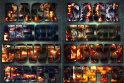 32 Extreme War Layer Styles Bundle 2, a Layer Style Add-On by DesignFathoms (Thumbnail 1 of 2)