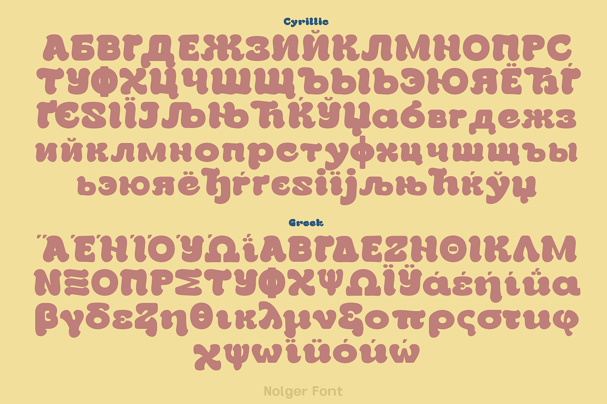 Nolger - Retro Font, a Font by TypeClassHeroes (Photo 12 of 15)