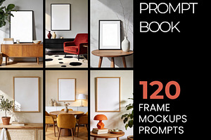 120 Frame Interior Mockup Prompts, an Arts & Entertainment Photo by Selenique Studio