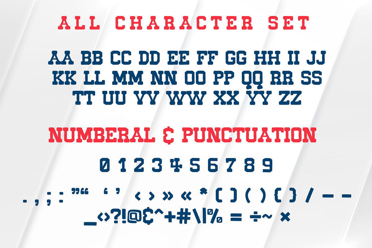 Baseball College is a sport font, a Serif Font by Brown Cupple (Photo 5 of 8)