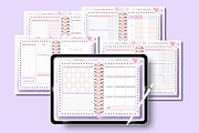 Purple Pink Pastel Digital Planner, a Stationery Template by Tas Creative Studio (Thumbnail 12 of 12)