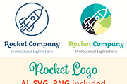 Rocket logo, a Branding & Logo Template by Viktor (Thumbnail 2 of 2)