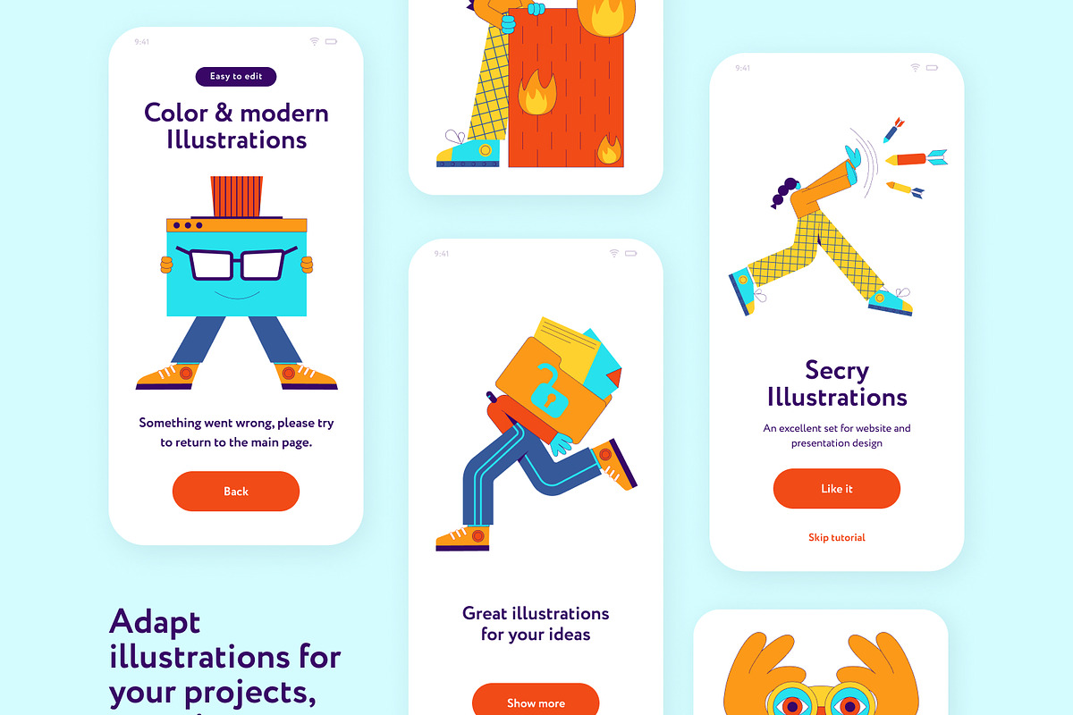 Secry Illustrations, a Person Illustration by Welovegraphics (Photo 3 of 8)