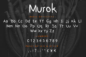 Murok Brush Font