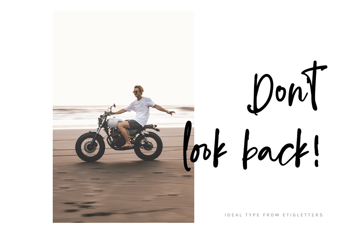 Ideal Type Casual Font, a Script Font by etigletters (Photo 12 of 12)