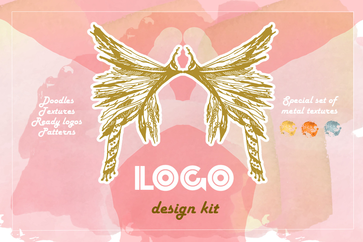 Design Kit for Her Logos, a Branding & Logo Template by TinyBerryJoy (Photo 1 of 9)