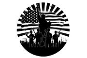Nation Builder Silhouette Set, an Illustration by yasushie (Thumbnail 3 of 20)