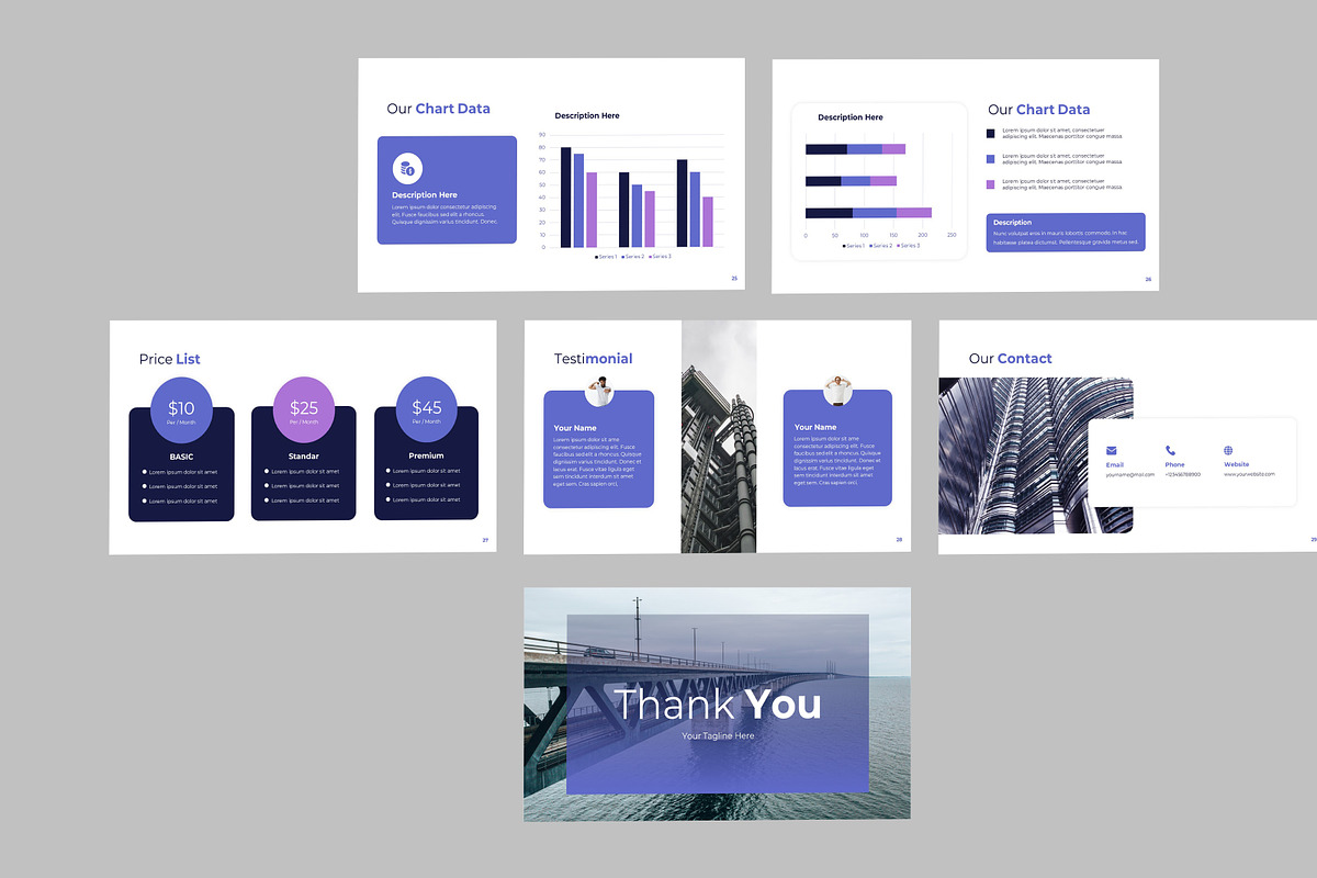 Business Consultant - PPT Template, a Presentation Template by Recreative (Photo 6 of 6)