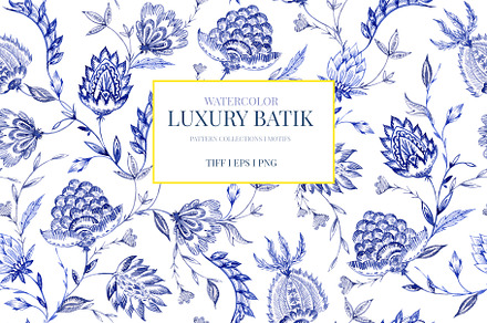 LUXURY BATIK, Watercolor set!