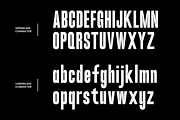 Brond Modern Bold Condensed Font, a Sans Serif Font by Rasio Studio (Thumbnail 2 of 11)