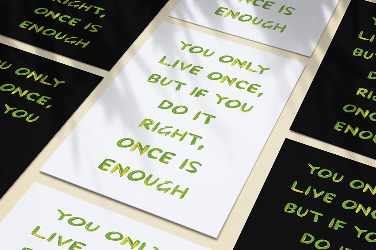 Brazil Paint Font, a Font by Handmadefont (Photo 3 of 9)