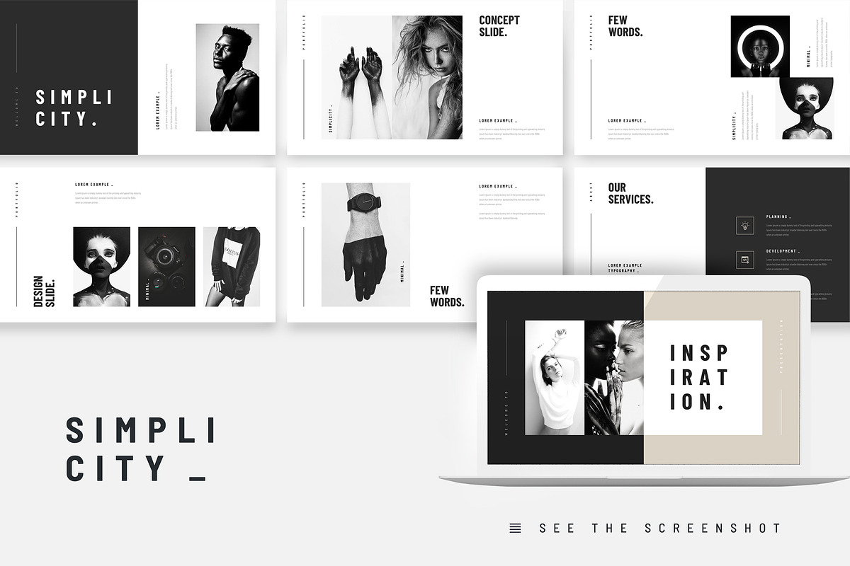 Stylish Minimal Keynote Template, a Presentation Template by TemplatesForest (Photo 2 of 9)