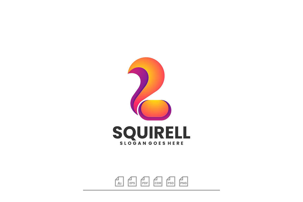 Logo Squirrel Gradient Colorful, a Branding & Logo Template by ARIF22GANTENG