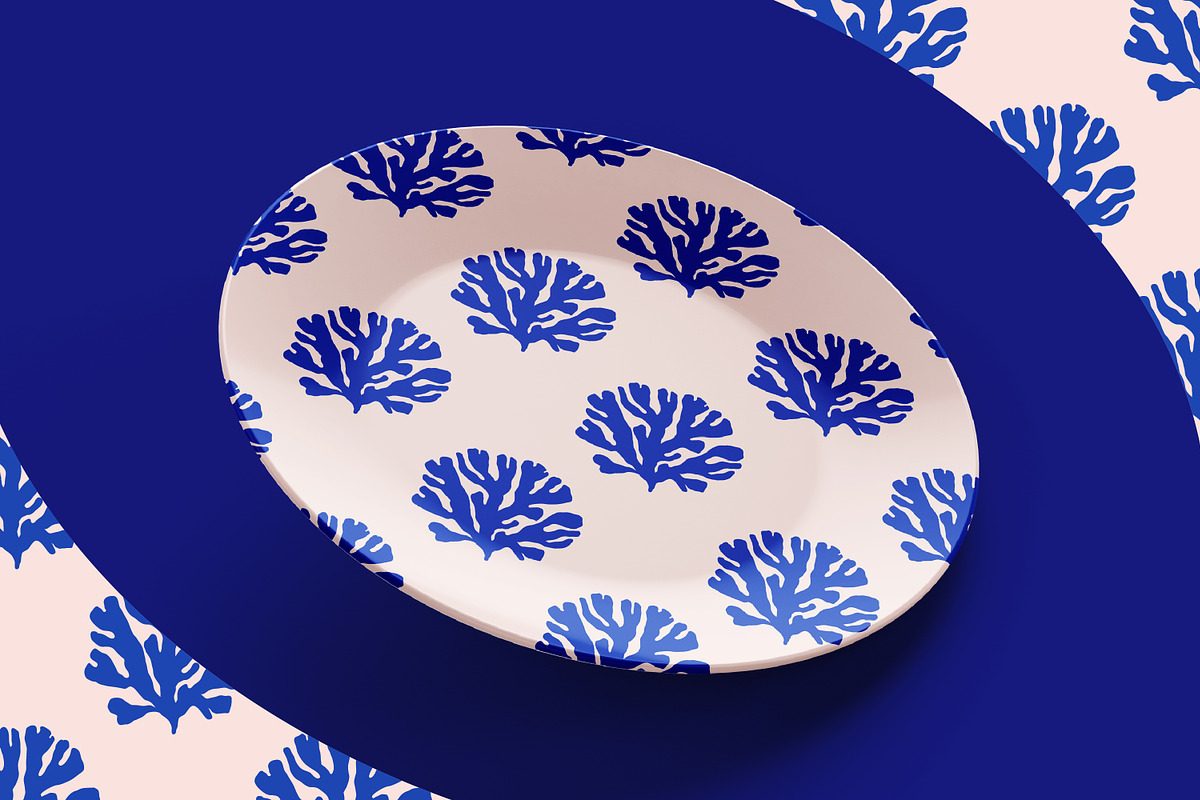 Corals, seaweed seamless patterns, a Pattern Graphic by Good Studio (Photo 7 of 9)