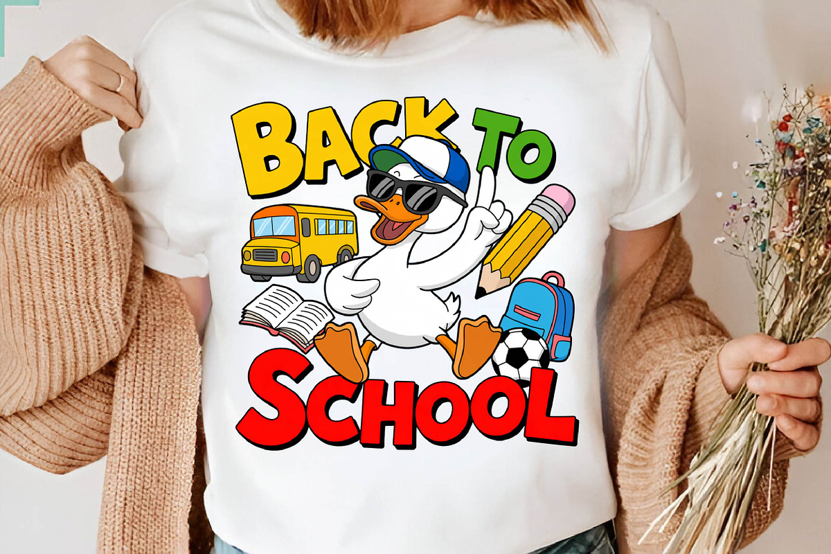 Back to School Png School Goose Png, an Illustration by CreationArt (Photo 3 of 5)