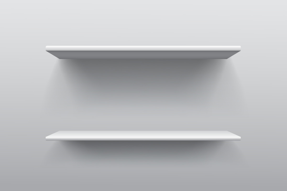 Vector Shelf Set, an Object Graphic by RaZZeRs (Photo 3 of 3)