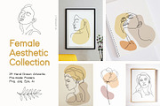 Female Aesthetic One line Drawings, a Graphic by Katrinelly (Thumbnail 1 of 19)