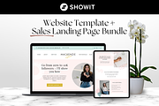 Business Website & Sales Page Bundle, a Landing Page Template by Sugar Studios (Thumbnail 1 of 11)