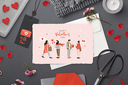 Valentine's Day - graphic collection, a Person Illustration by lokko studio (Thumbnail 6 of 6)