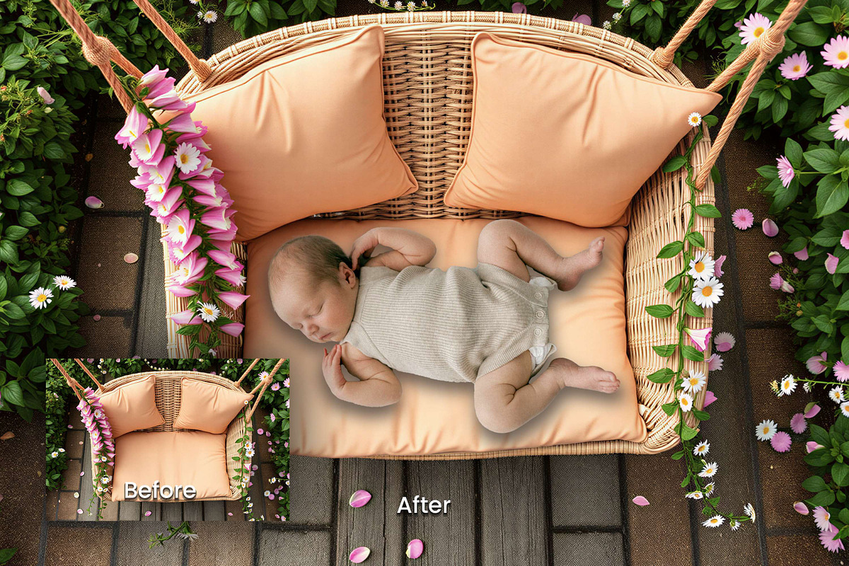 32 Floral Swing Digital Backdrops, a Background Graphic by 3Motional (Photo 6 of 10)