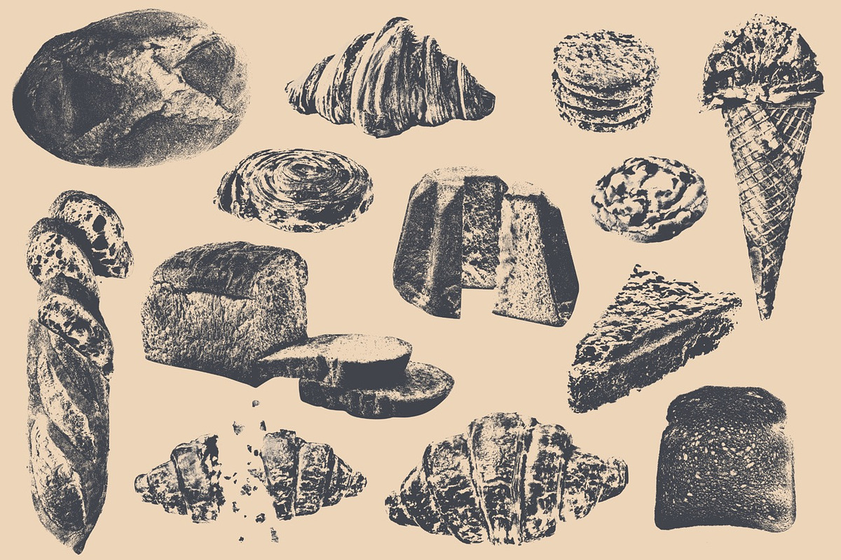 Bread & Bakery Elements, an Object Graphic by Em&M Studio (Photo 2 of 8)