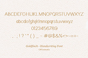 Goldfinch - Handwriting Clean Font, a Font by OPY ArtStudio (Thumbnail 5 of 5)