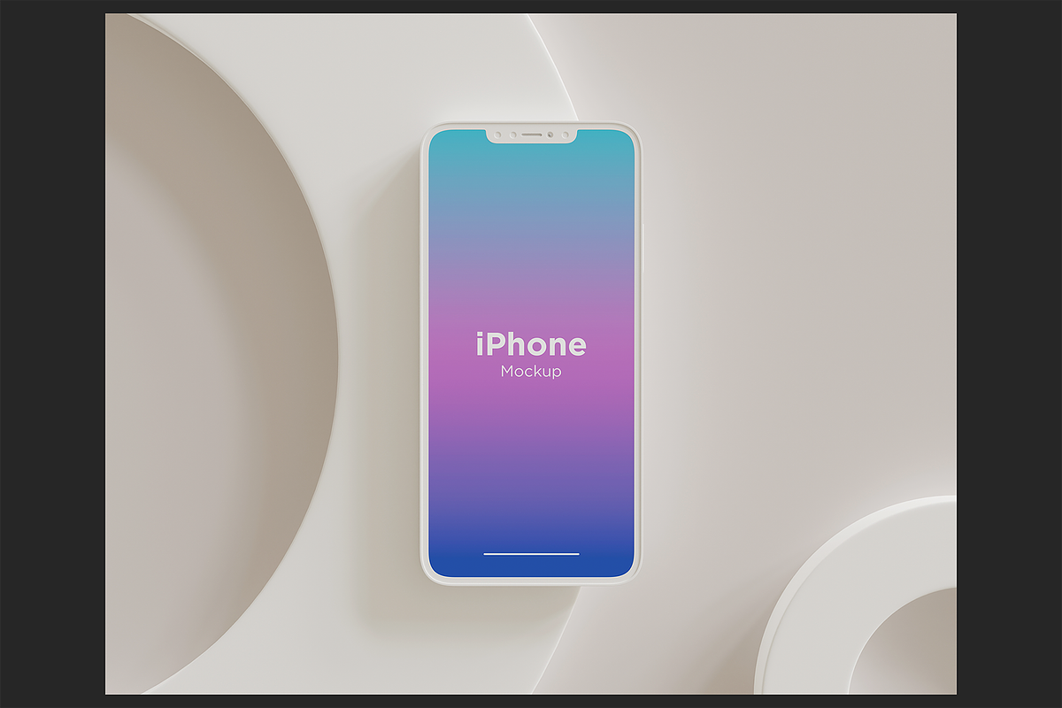 Clay iPhone Mockup Set 2, an iPhone Mockup by Muhazdinata (Photo 4 of 8)