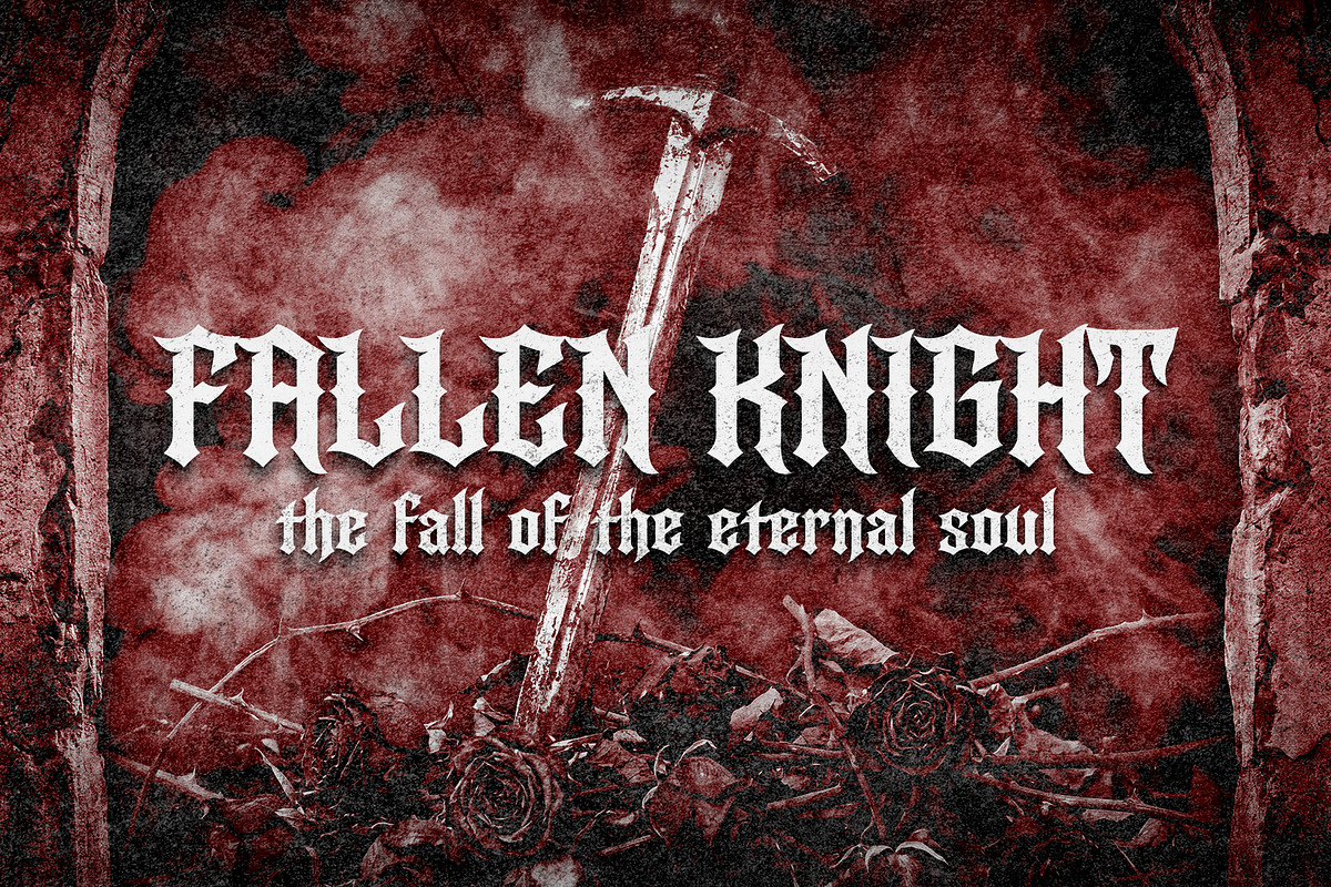 Kastil Kuno - Blackletter Font, a Blackletter Font by Aksapix Studio (Photo 2 of 7)