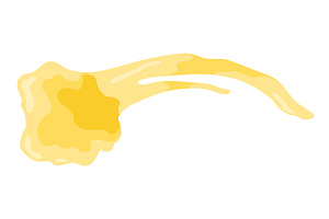 Bubble gum splash. Cartoon chewy, an Illustration by the8monkey