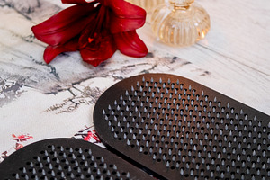 Sadhu board yoga tool nails meditation massage, a Person Photo by Photo Drive Studio