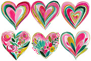Valentine Heart Clipart, an Illustration by Pixels.Craft (Thumbnail 2 of 4)