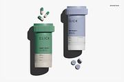 Pills and Bottle Mockup Set, a Packaging Mockup by Renderteam (Thumbnail 11 of 14)