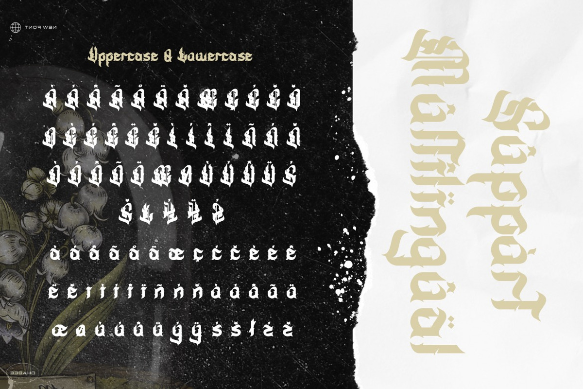 Meviat Gothic - Gothic Blackletter, a Blackletter Font by Dhabee (Photo 5 of 16)