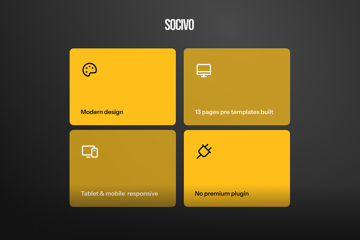 Socivo - Social Media Marketing, a WordPress Template by SLAB! Design (Photo 5 of 5)
