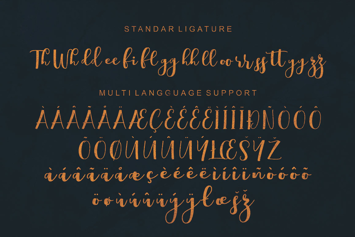Boulevard Script Font preview 8