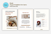 ebook / canva, a Magazine Template by DesignByStore (Thumbnail 1 of 9)