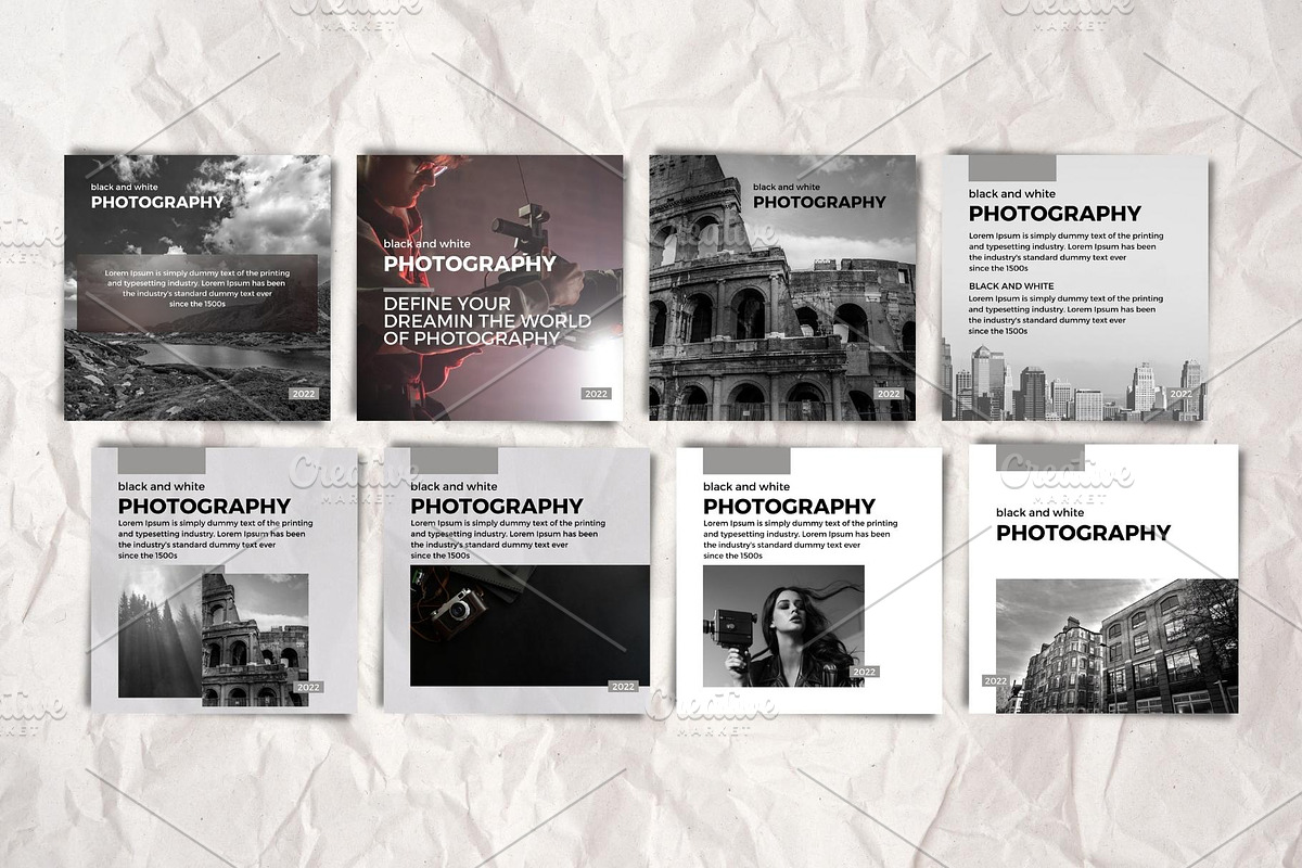 Black and White Photography, a Social Media Template by Aji Gallery (Photo 13 of 20)