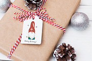 Christmas Gnomes and  Patterns, a Wallpaper Graphic by Nafanya (Thumbnail 12 of 12)