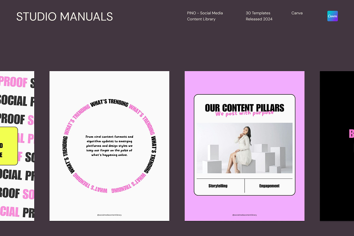 PINO - Social Media Content Library, a Social Media Template by Studio Manuals (Photo 4 of 8)