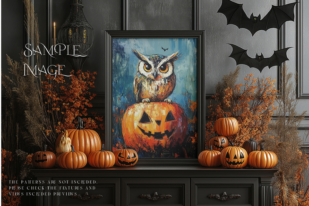 Halloween Spooky Frames Collection 2, a Household Mockup by mock-ups (Photo 22 of 23)