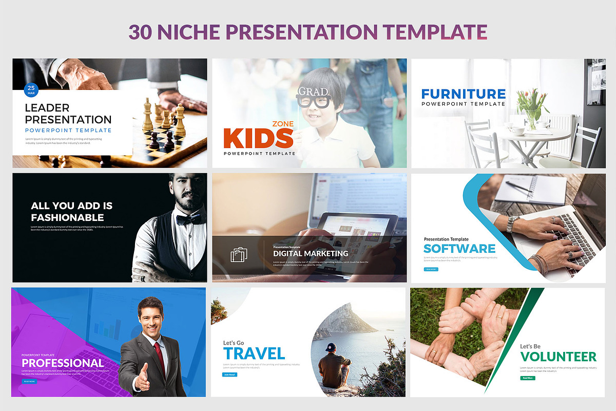 All In One 30 Presentation Template, a Presentation Template by ...